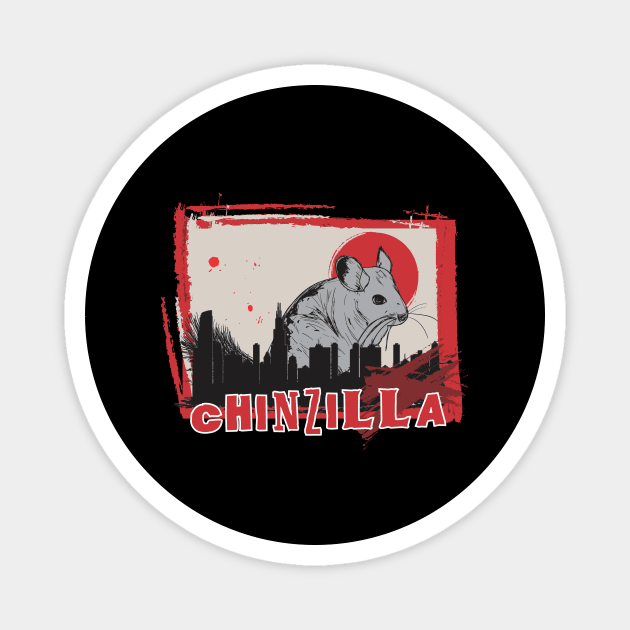 Chinzilla Magnet by Crazy Collective